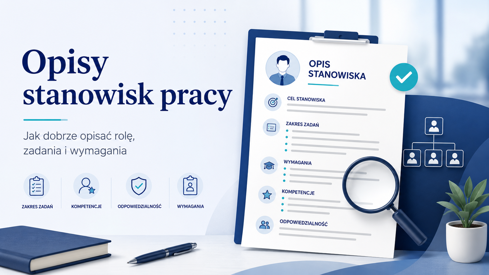 Grafika przedstawiająca graficzny układ przykładowego opisu stanowisk